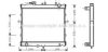 AVA QUALITY COOLING KAA2022 Radiator, engine cooling